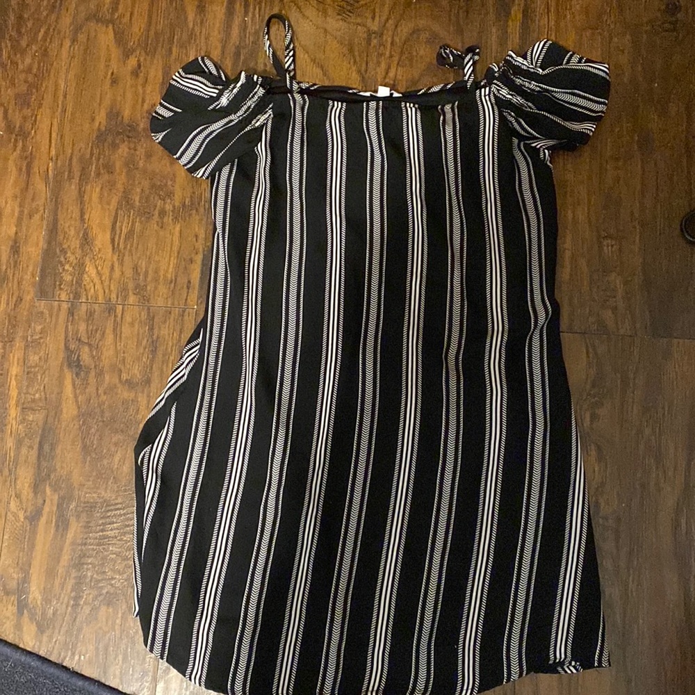 Candies XS black and white dress
